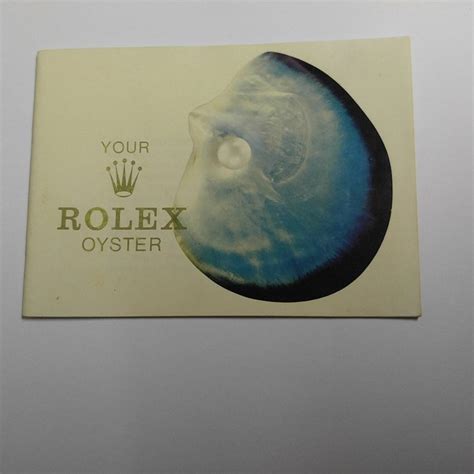 Rolex Booklet 579.07 